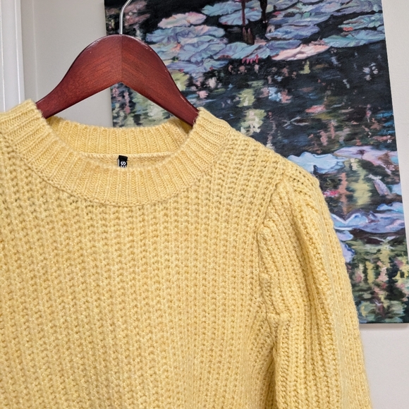 ASOS Pieces Knit Yellow Sweater - Picture 7 of 12